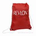 Nylon drawstring bag with printing